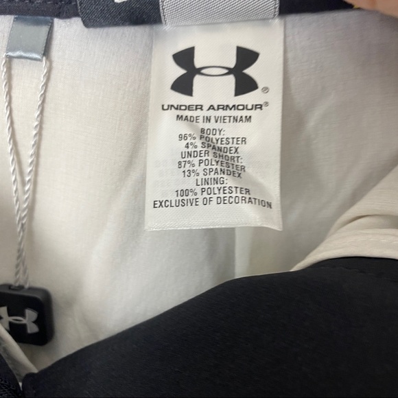 NWT Under Armour Black Golf Skort SPF 50 Size 4 - Picture 5 of 9
